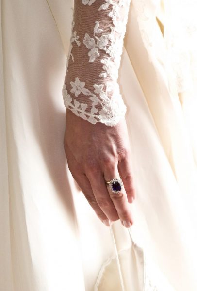 Duchess of Cambridge Engagement Ring Wedding Photo